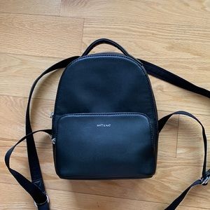 Matt & Nat Black Caro Small Loom Backpack